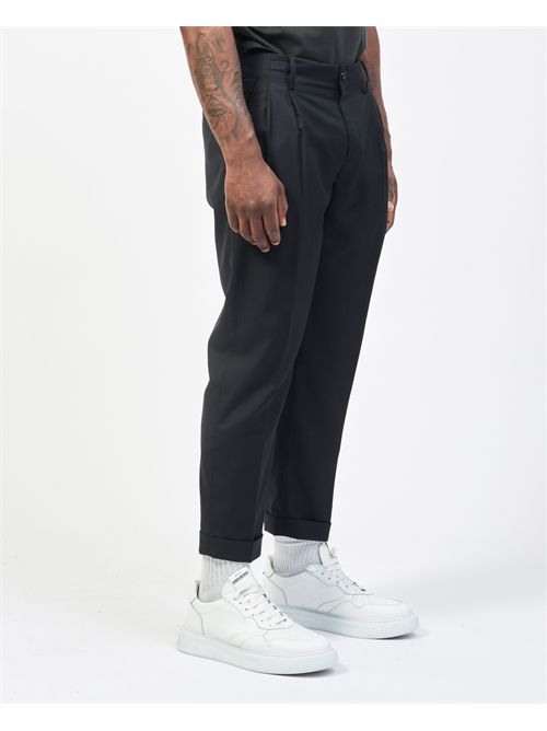 Richmond X Pleated Trousers RICHMOND X | UMP25225PABLACK